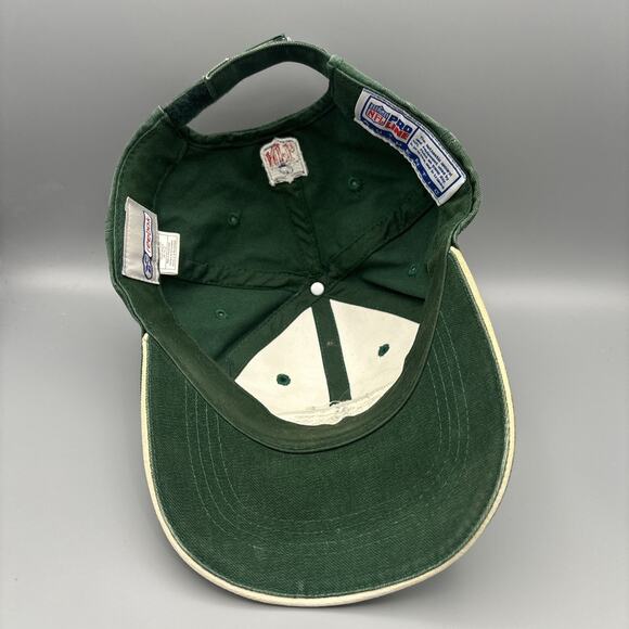 New York Jets Hat Cap Adjustable Green White NFL Football Reebok Pro Line - Picture 5 of 8